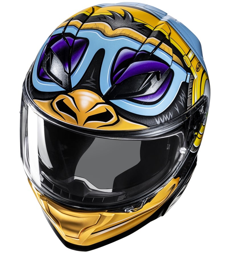 HJC F71 Monkey Dj Albastru - Image 2