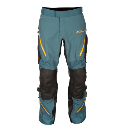 KLIM Badlands Pro Pant Petrol - Strike Orange - Image 4