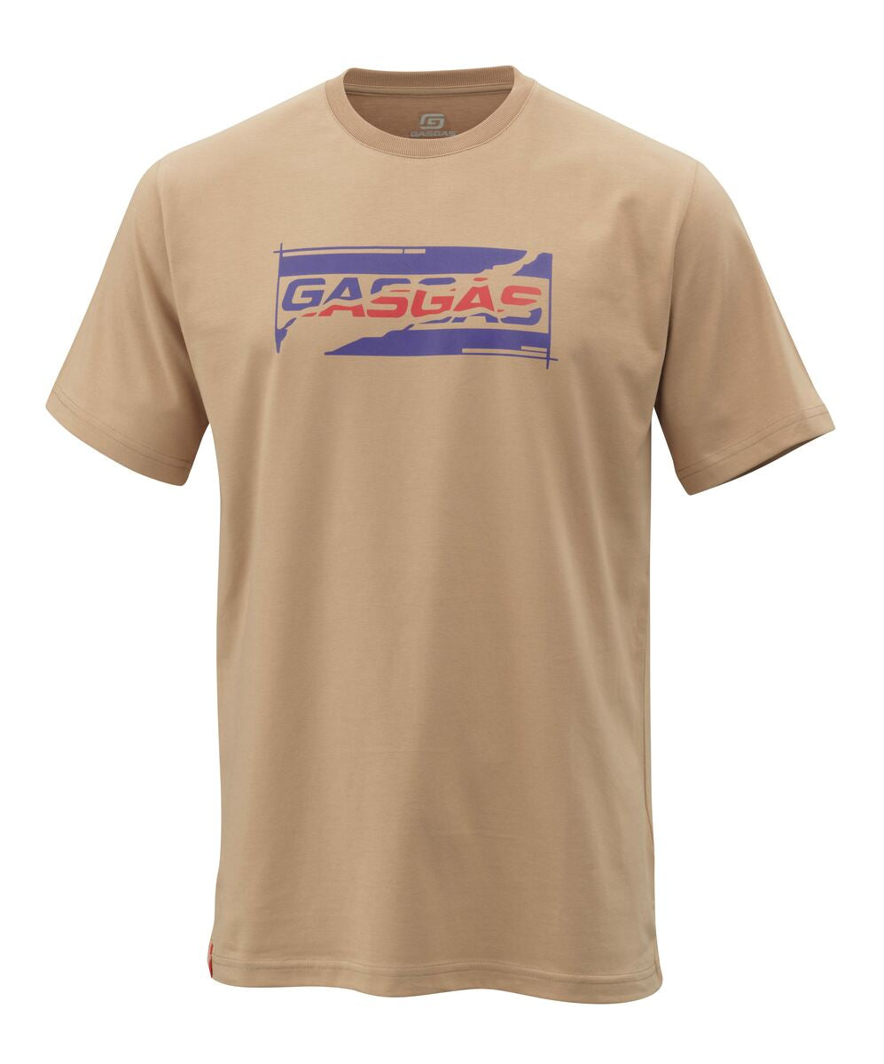 GasGas UNITED TEE LIGHT BROWN - Image 1