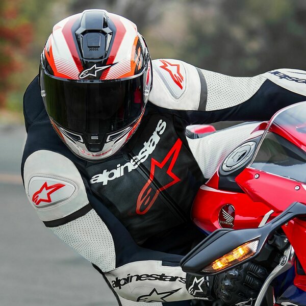 Alpinestars Supertech R10 Team - Alb/Rosu