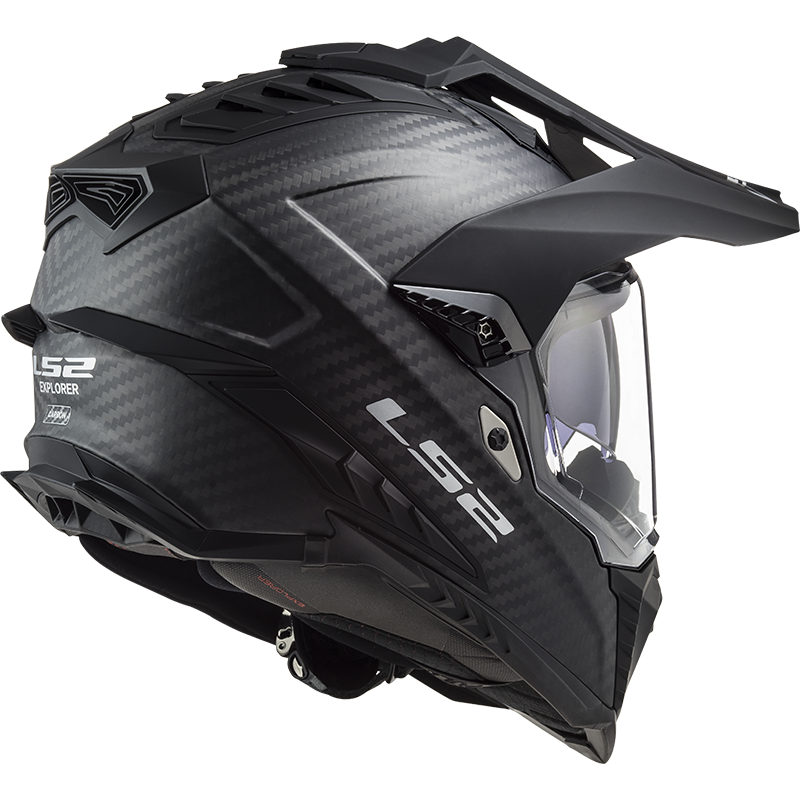 LS2 MX701 EXPLORER C SOLID MATT CARBON - Image 8