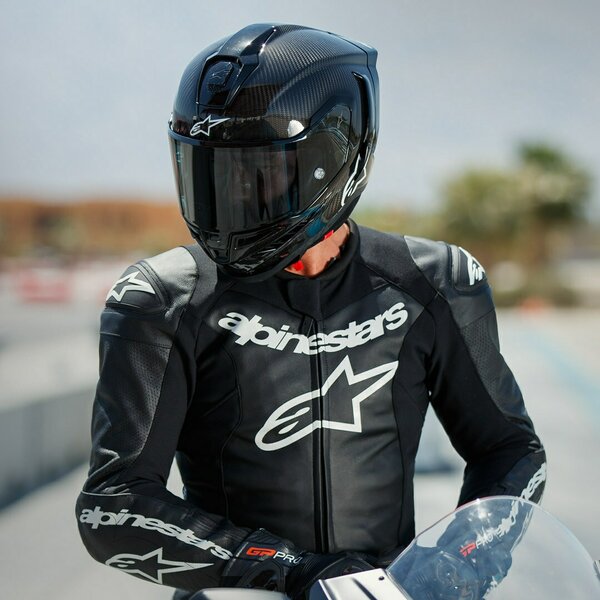 ALPINESTARS SUPERTECH R10 CARBON SOLID Negru