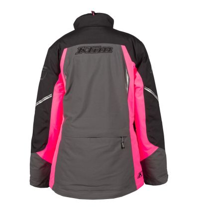 KLIM Strata Jacket Asphalt - Knockout Pink - Image 3
