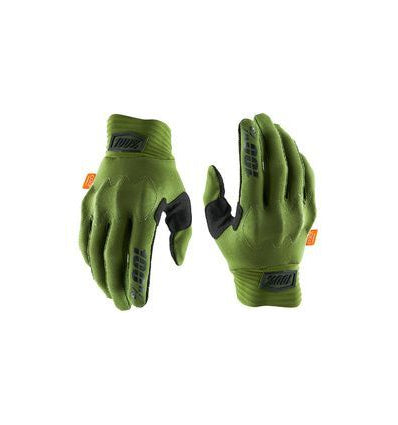 100% COGNITO Army Green/Black Gloves - Image 3