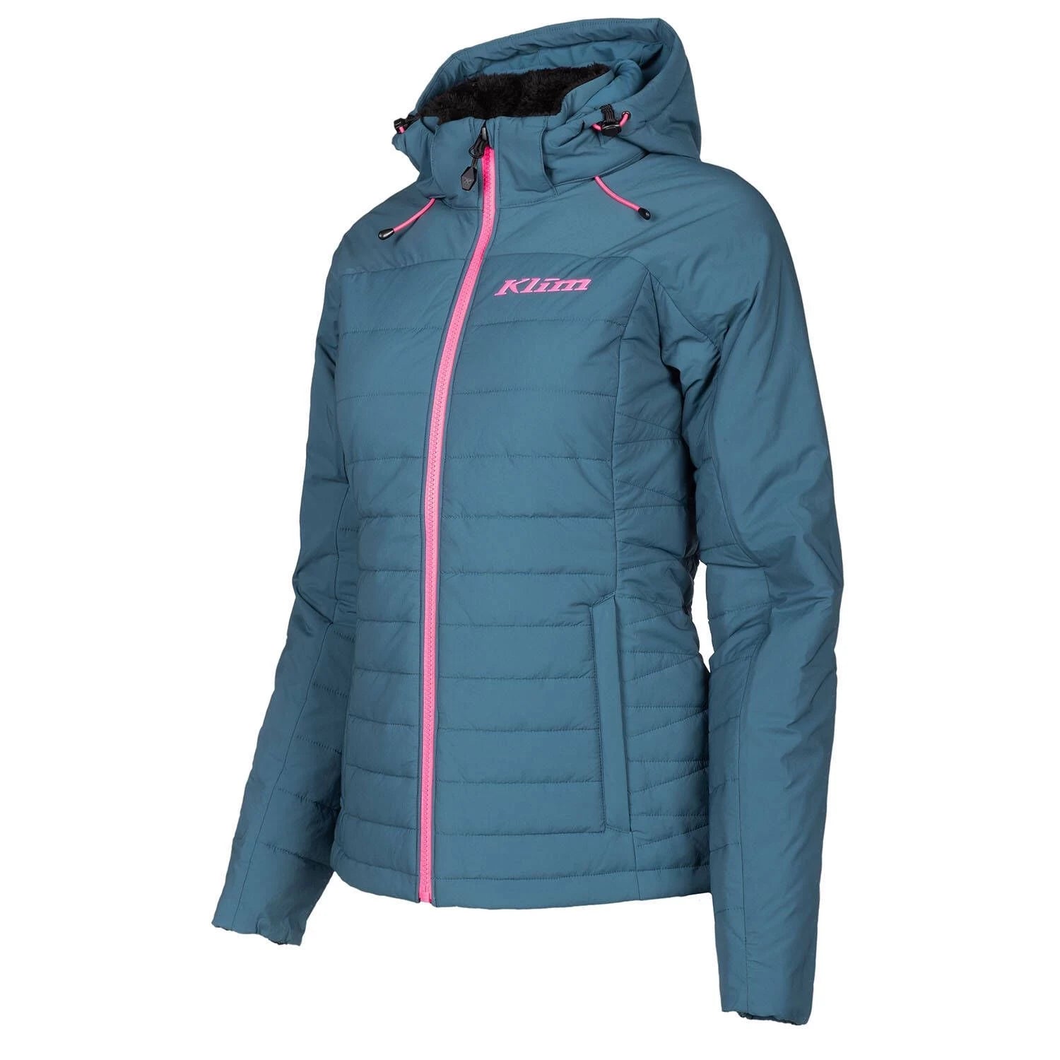 Klim Waverly Jacket Petrol - Knockout Pink - Image 2
