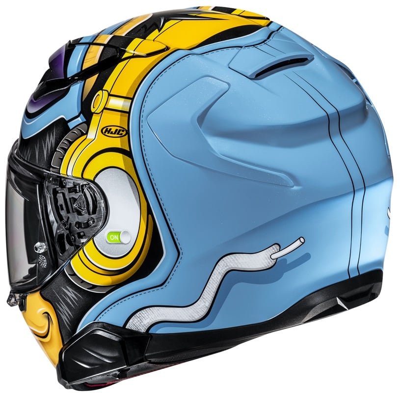 HJC F71 Monkey Dj Albastru - Image 3