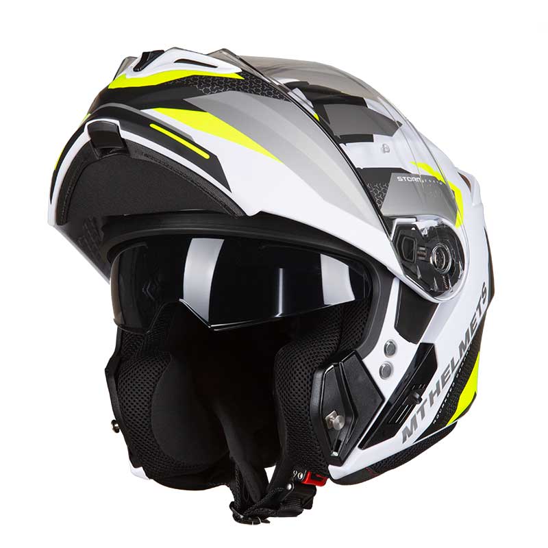 MT Helmets - STORM Drone - White Yellow