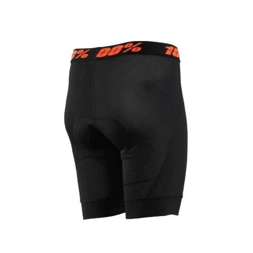 100% CRUX Womens Liner Shorts Black - Image 2