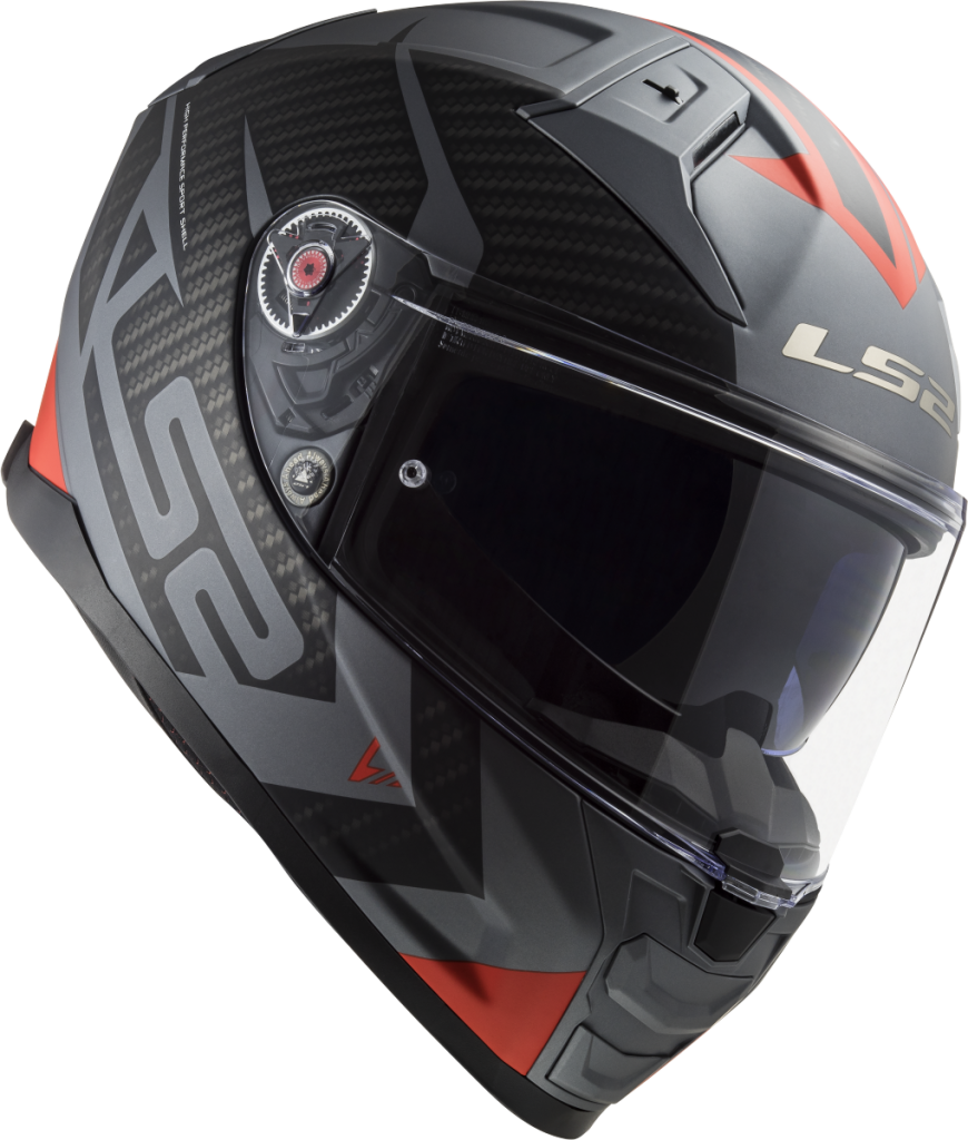 LS2 FF811 VECTOR II SPLITTER MATT TITANIUM RED-06 - Image 4