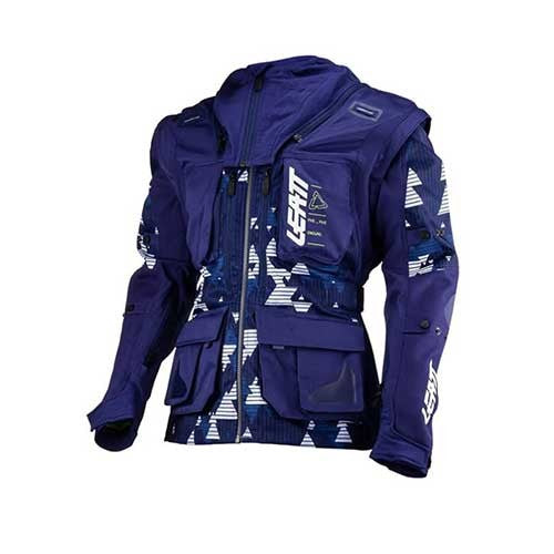 LEATT Jacket Moto 5.5 Enduro Blue - Image 1