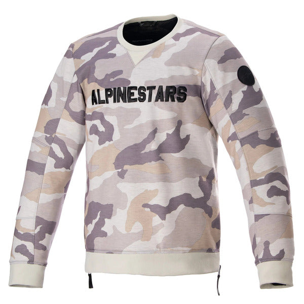 Bluza de protectie ALPINESTARS LEGIT CREW Fleece S Negru/Gri - Desert camo
