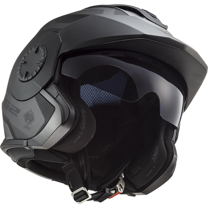 LS2 OF570 VERSO MARKER MATT BLACK TITANIUM - Image 13