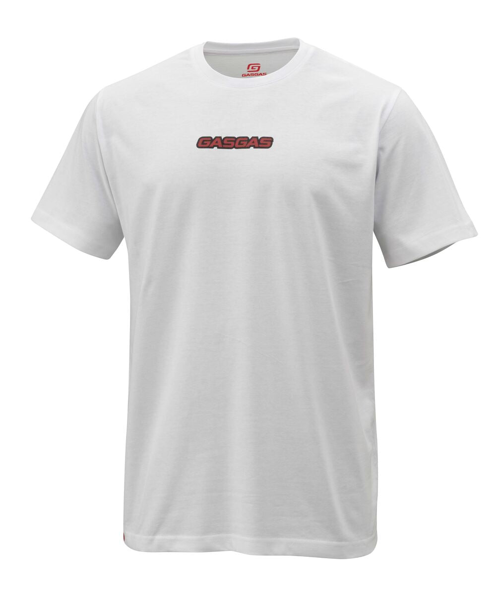 GasGas FULL GAS TEE WHITE - Alb