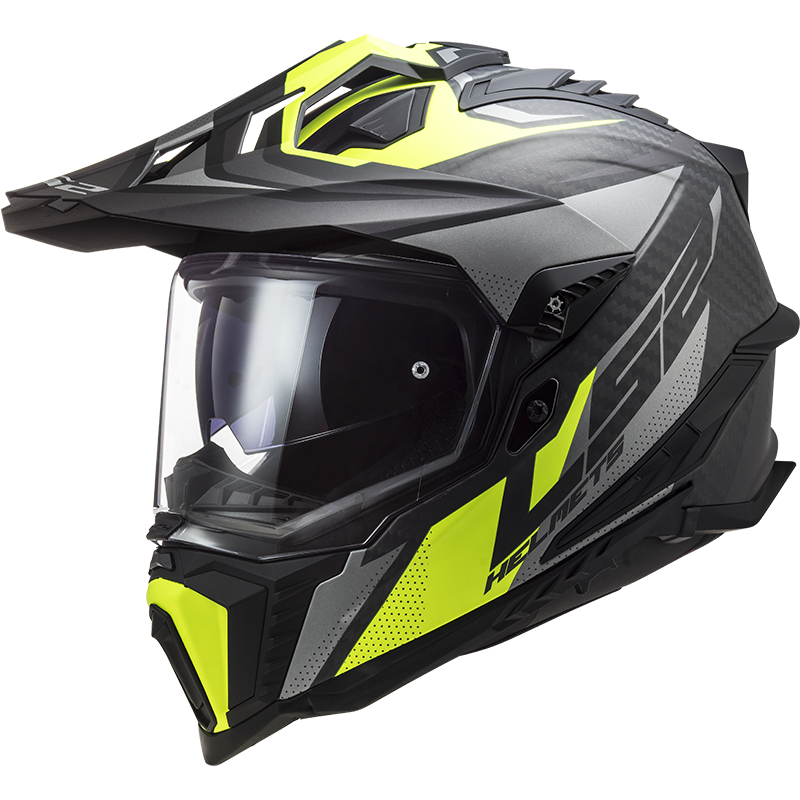 LS2 MX701 EXPLORER C FOCUS M.TITANIUM H-V YELLOW - Image 1