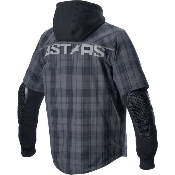 Camasa moto Alpinestars MO.ST.EQ TARTAN SHIRT S Rosu/Negru - Gri inchis/Negru