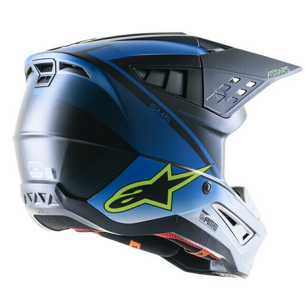 Alb/Albastru/Galben fluo