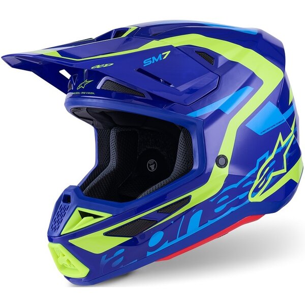 Albastru/Galben Fluo