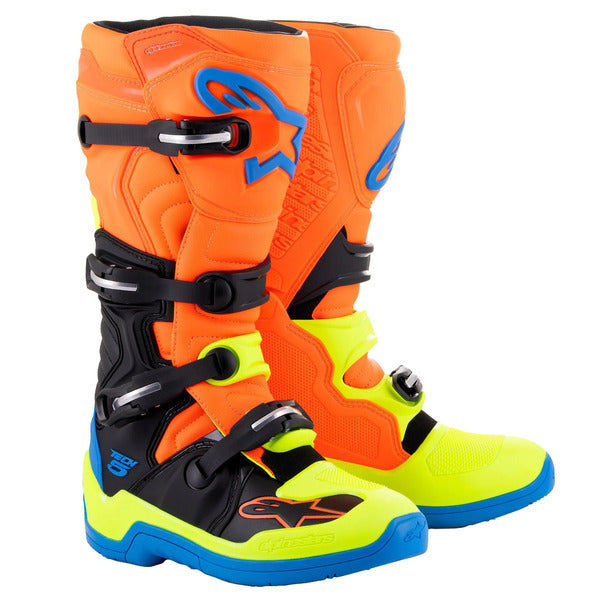 Portocaliu fluo/Albastru/Galben fluo
