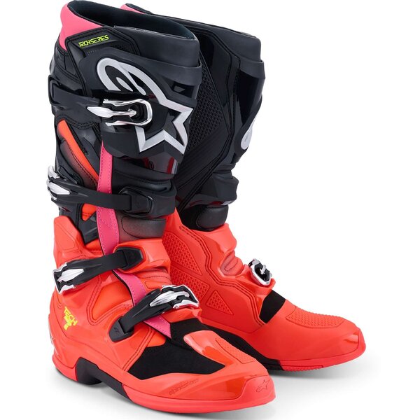 Negru/Rosu fluo/Roz fluo