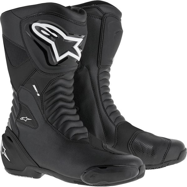 Cizme moto sport/touring ALPINESTARS SMX S Negru - Negru