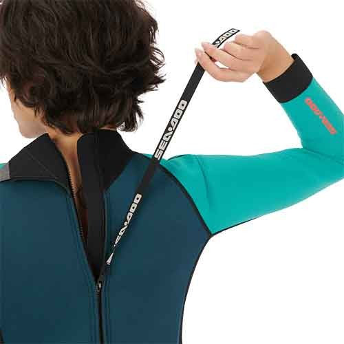 Costum dama cu maneca lunga Turquoise Sea-Doo