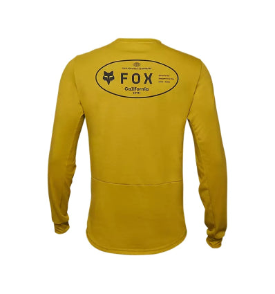 Fox Ranger Dr Md Ls Jersey - Galben
