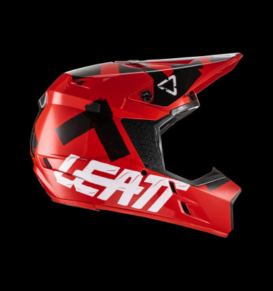 LEATT Helmet Moto 3.5 JR V22 RED - Image 3