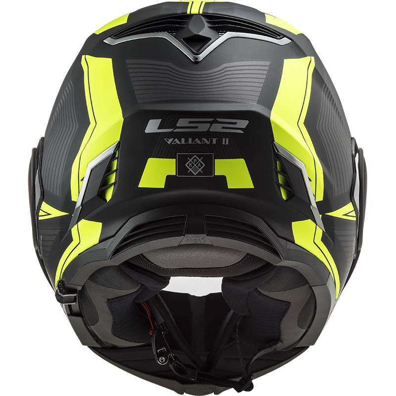 LS2 FF900 VALIANT II REVO MATT BLACK H-V YELLOW - Image 17