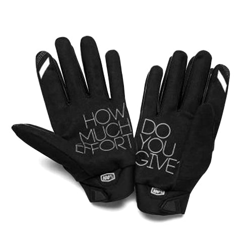 100% BRISKER Gloves Heather Grey - Image 2