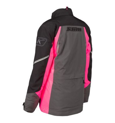 KLIM Strata Jacket Asphalt - Knockout Pink - Image 5