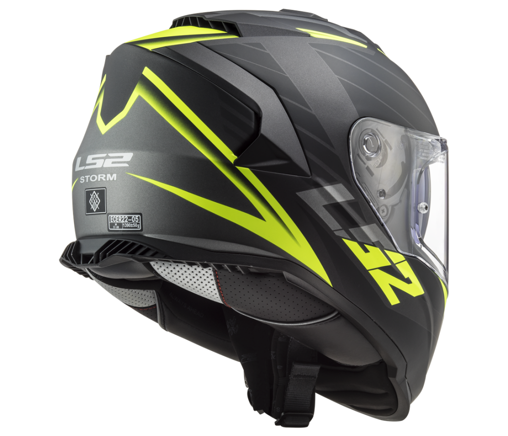Ls2 Ff800 Storm Nerve - Negru/Galben