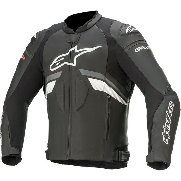 Geaca de piele Alpinestars GP PLUS R V3 Negru - Negru/Gri/Alb