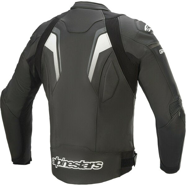 Geaca de piele Alpinestars GP PLUS R V3 Negru - Negru/Gri/Alb
