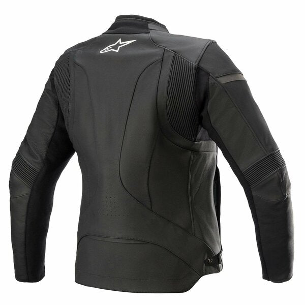 Geaca de piele dama Alpinestars Stella Kira V2 Negru/Alb - Negru