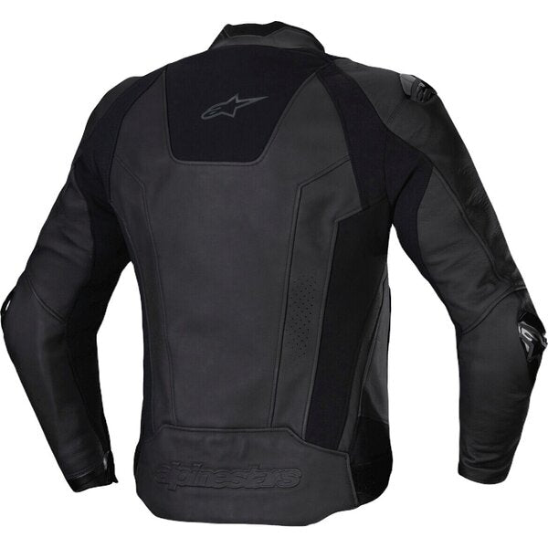 Geaca de piele sport ALPINESTARS MISSILE V3 Negru/Alb - Negru/Negru