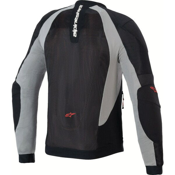 Geaca de vara cu protectii ALPINESTARS TROOP-AIR S Negru/Gri/Rosu - Negru/Gri/Rosu