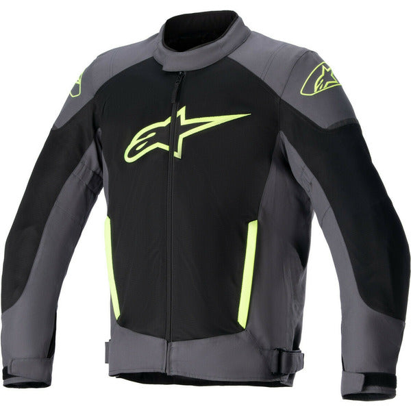 Geaca textil de vara ALPINESTARS T-SP X SUPERAIR S Negru - Gri inchis/Negru/Galben fluo