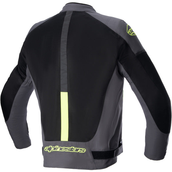 Geaca textil de vara ALPINESTARS T-SP X SUPERAIR S Negru - Gri inchis/Negru/Galben fluo