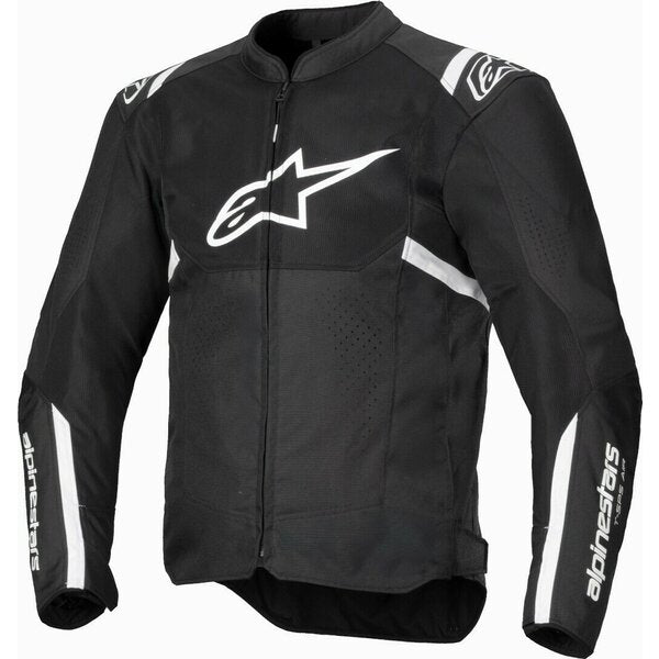 Geaca textil de vara ALPINESTARS T-SPS AIR V2 S Negru/Alb/Rosu fluo - Negru/Alb