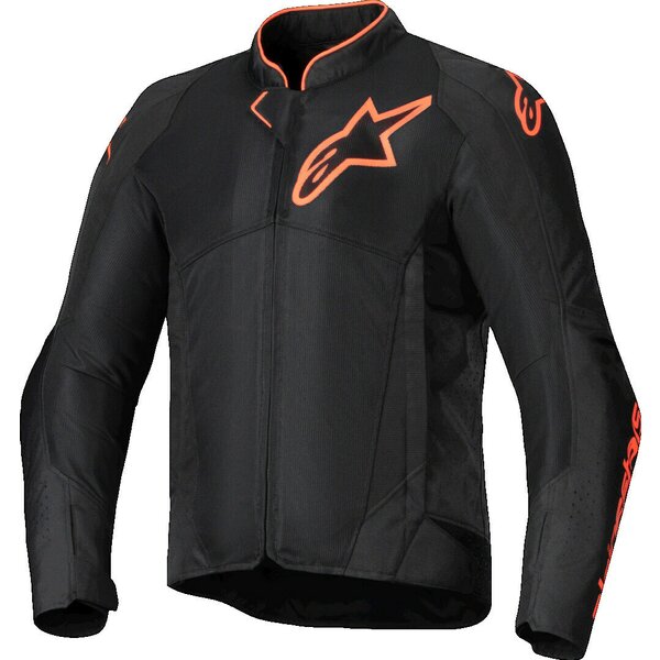 Geaca textil de vara ALPINESTARS VIPER AIR V4 Negru - Negru/Rosu fluo