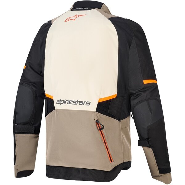 Geaca textil impermeabila ALPINESTARS ANDES DRYSTAR® V4 S Gri inchis/Gri deschis/Galben fluo - Maro/Negru