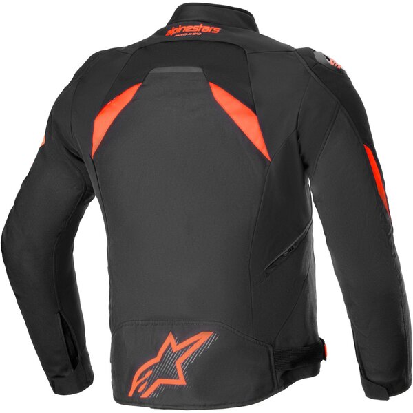 Geaca textil impermeabila sport/touring ALPINESTARS T-GP R V3 Drystar S Negru/Alb - Negru/Rosu fluo