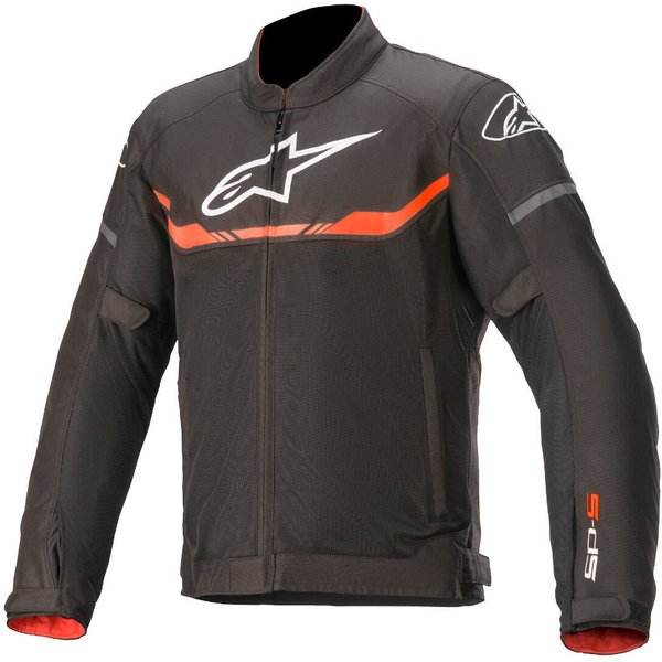 Geaca textil de vara Alpinestars T-SPS AIR S Negru/Galben fluo - Negru/Rosu