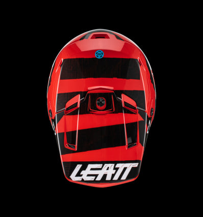 LEATT Helmet Moto 3.5 JR V22 RED - Image 4