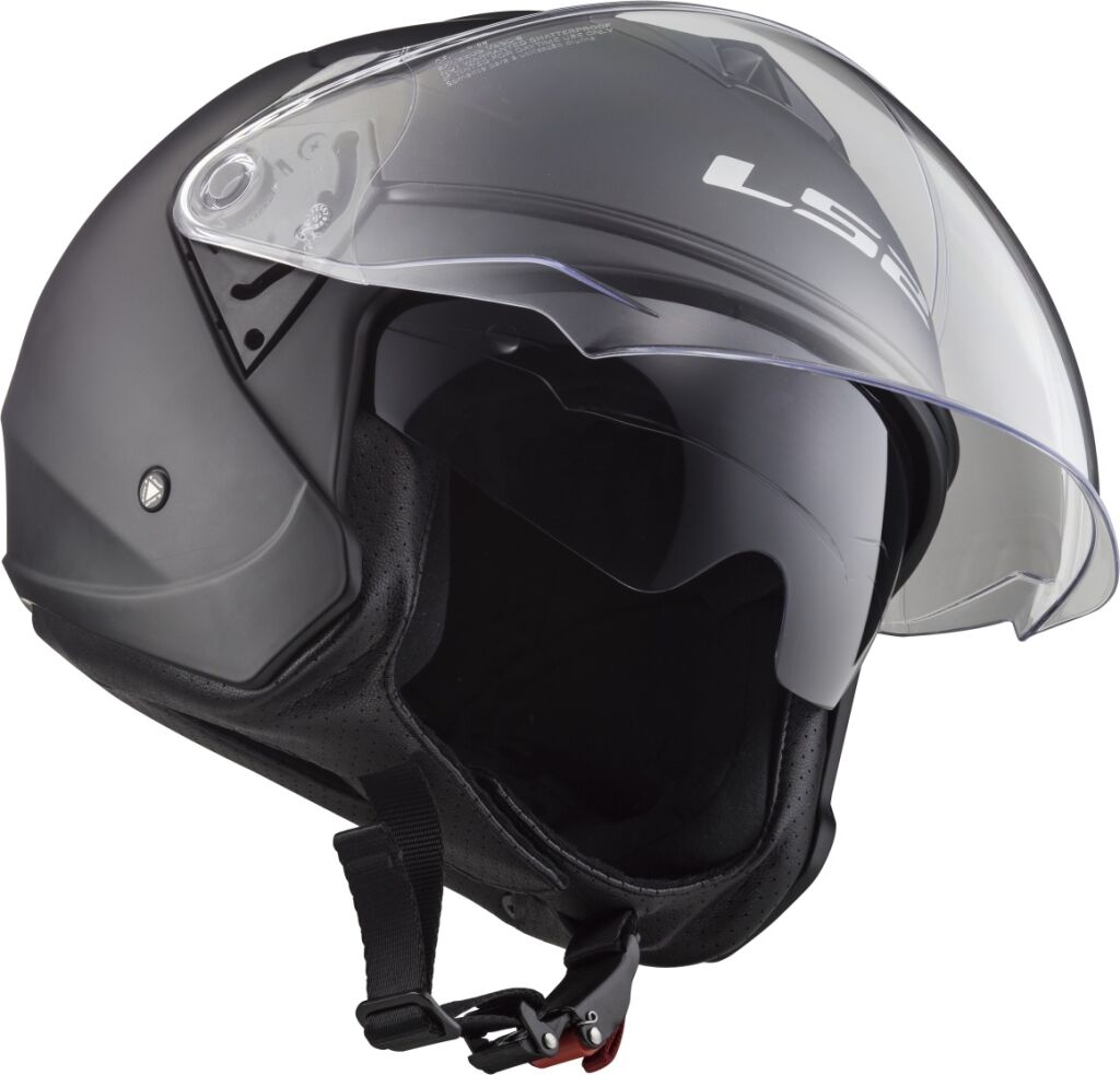 LS2 OF573 TWISTER II SINGLE MONO MATT BLACK