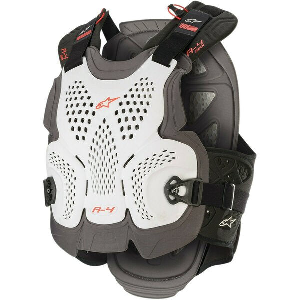 Alpinestars A-4 MAX CHEST Alb/Antracit/Rosu - Image 1