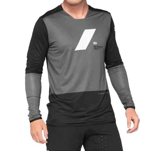 100% R-CORE X Jersey Charcoal/Black - Image 2