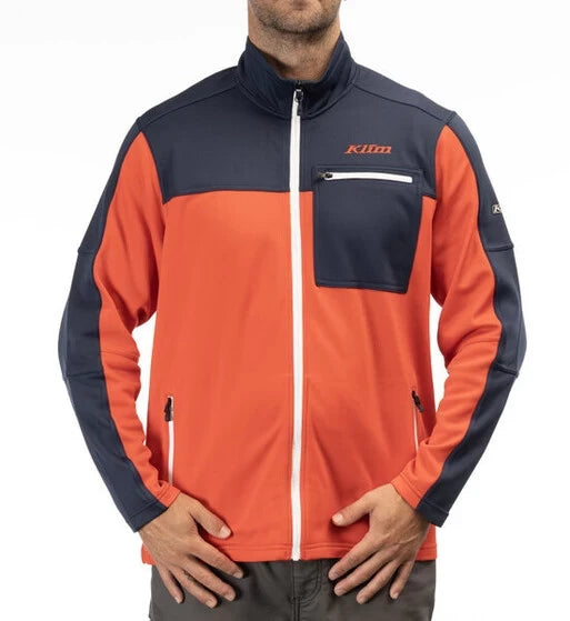 Klim Glacier Jacket Fiery Red - Dress Blues - Image 1