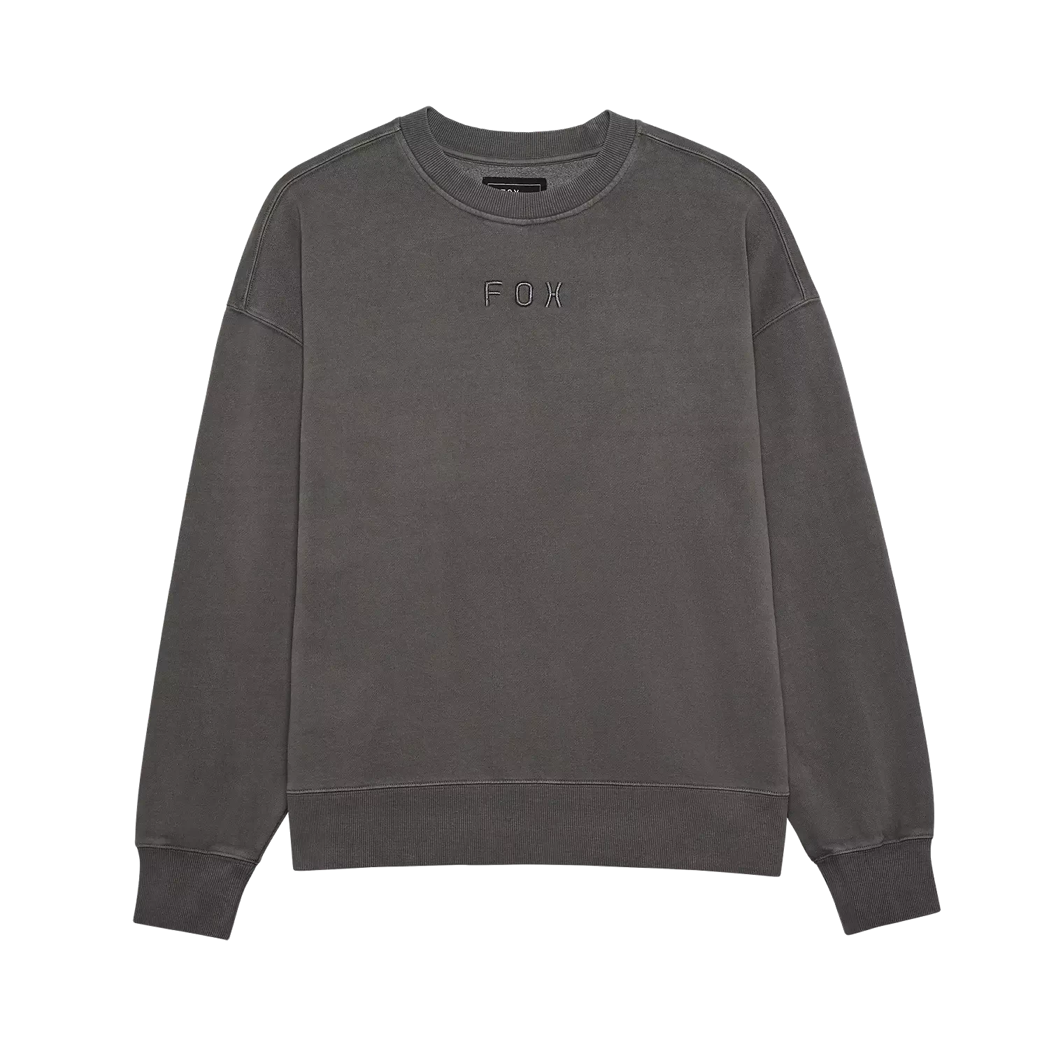 Fox Racing Wordmark Oversized Fleece Crew - Gri