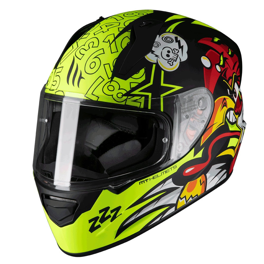 MT Helmets - STINGER Chicken - Multicolor Matte - Image 1